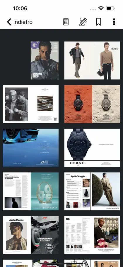 Screenshot 4 von 4 zu GQ Italia Magazine