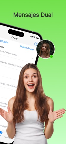 MsgBack: Cuenta dual y backup iPhone screenshot 2
