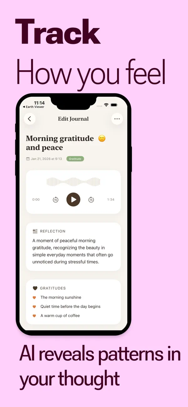 Screenshot #3 pour Ramble - Voice Journal