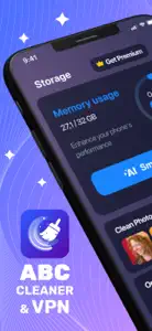 ABC Cleaner VPN screenshot #1 for iPhone