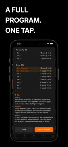 RAZE – Training & Nutrition screenshot