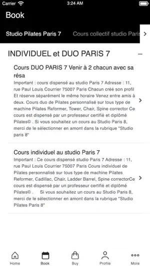 KEANA COURS DE PILATES screenshot 2