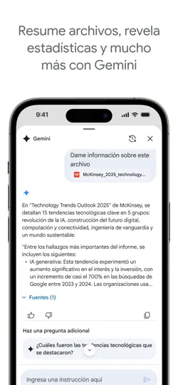 Captura de pantalla de Google Drive – Almacenamiento en iPhone 6