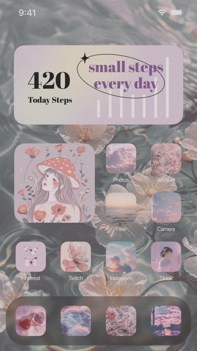Screenshot #3 pour Aesthetic: Icone & Widget