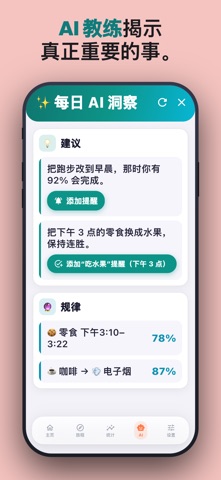 AI目标习惯追踪器: HabitIt screenshot