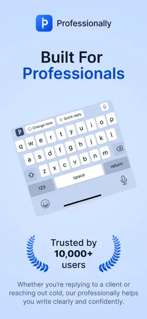 Professionally Writer Keyboard screenshot 1