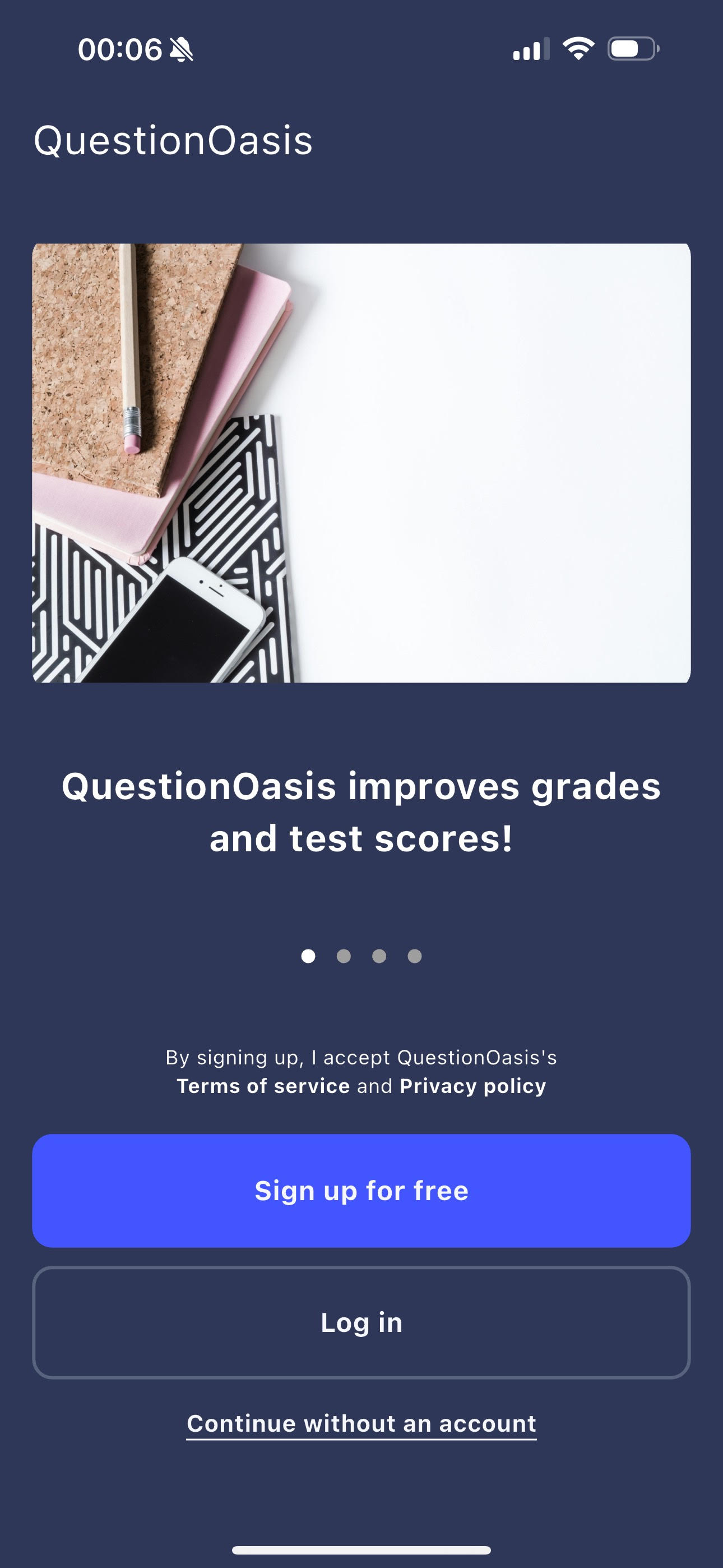QuestionOasis:Practice with AI