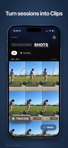 Comet: Trace Golf Videos Screenshot 3 of 5