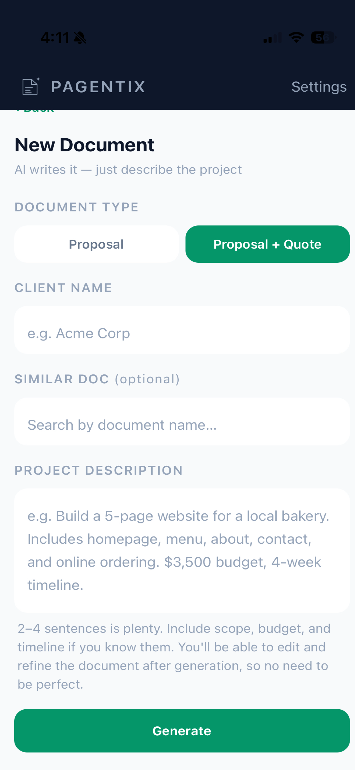Pagentix screenshot 3