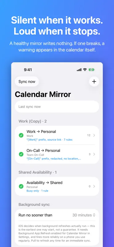 Calendar Mirror screenshot 7 of 10
