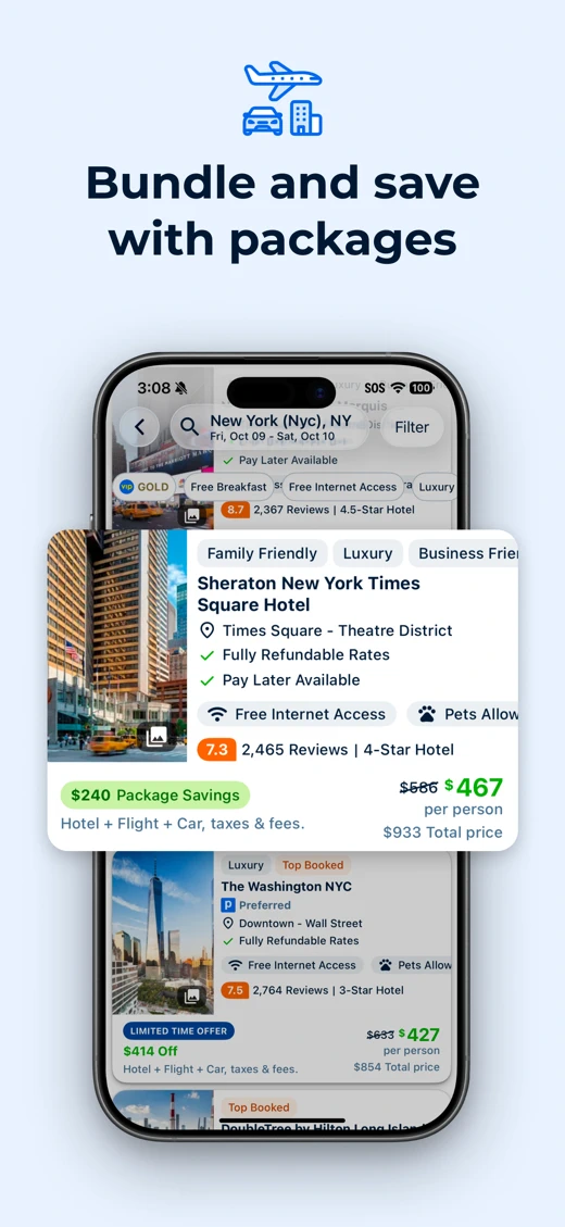 Priceline - Hotel, Car, Flight screenshot 4
