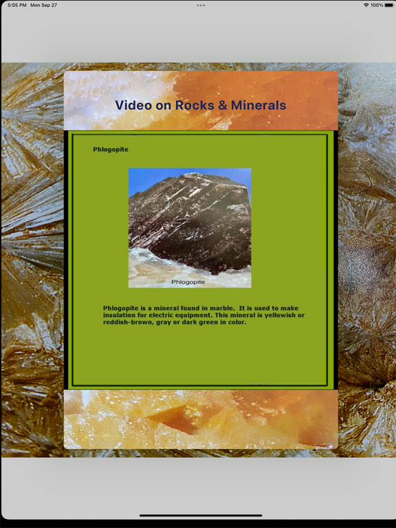 Screenshot #6 pour Minerals & Rocks