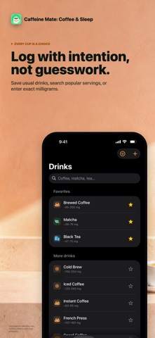 Caffeine Mate: Coffee & Sleep Screenshot 3 of 6