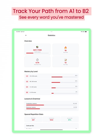 Learn Turkish - Hafiza iPad screenshot