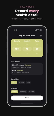 BP Tracker: Heart & Pulse Log screenshot 2