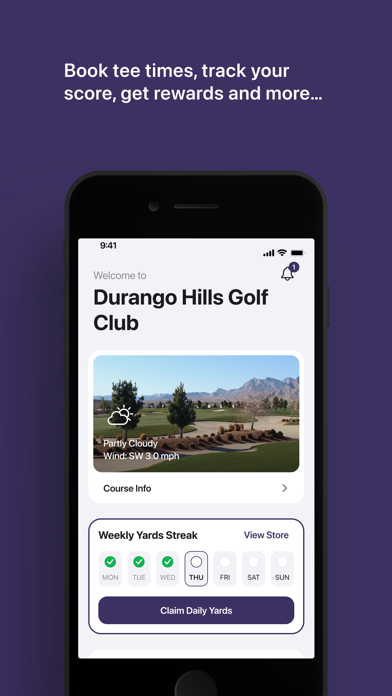 Durango Hills Golf Tee Times Screenshot
