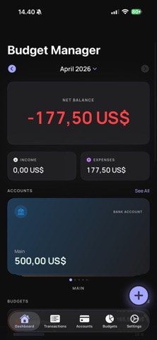 Moni – Money Tracker & Budget screenshot