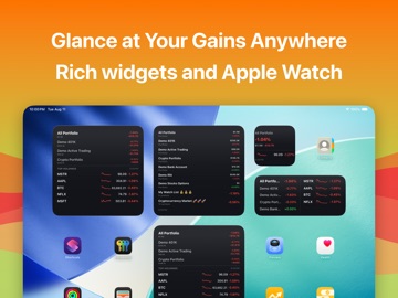 Stocks Live + Stock Tracker iPad screenshot