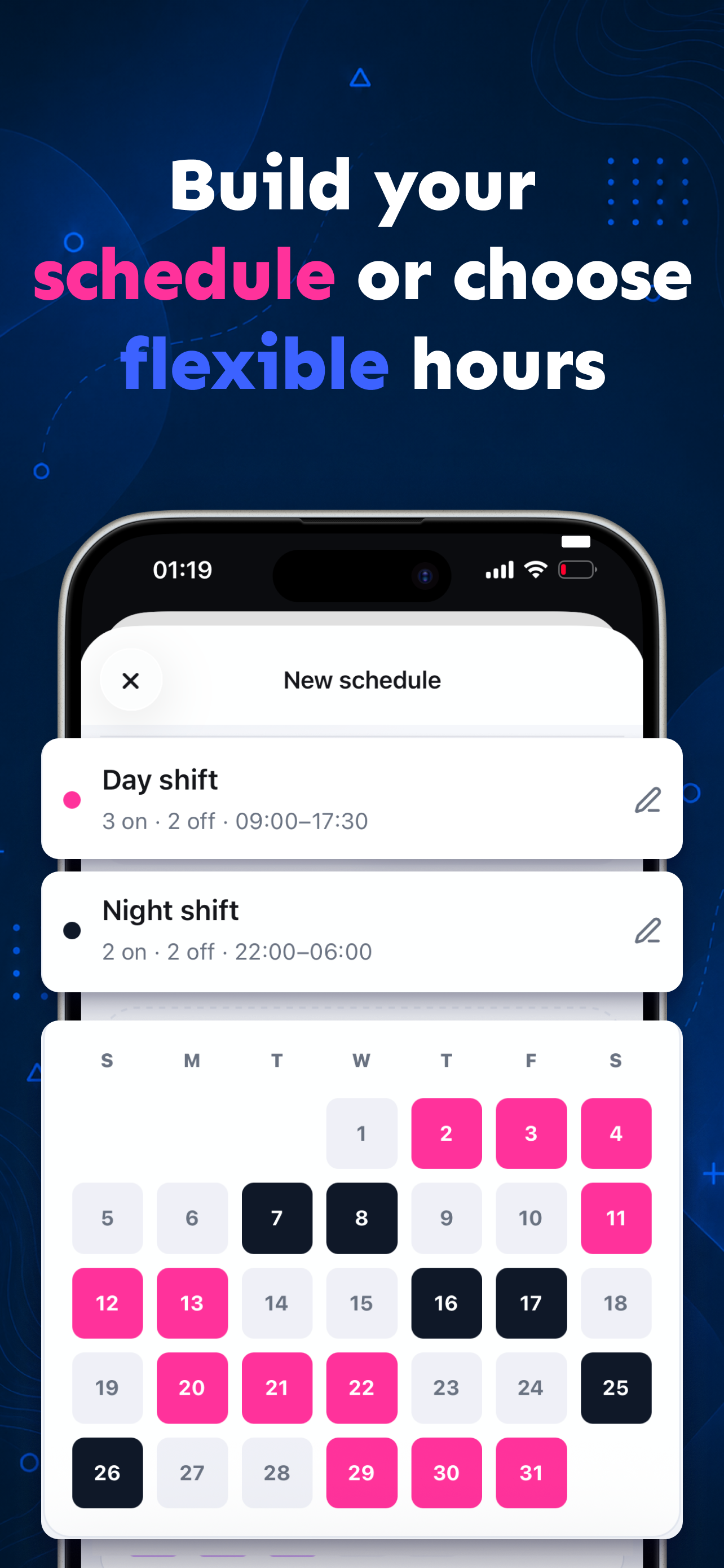 Work hours tracker - Cloq screenshot 3