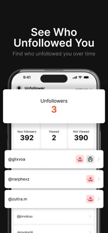 Unfollower Finder - Tracker Screenshot 2 of 5