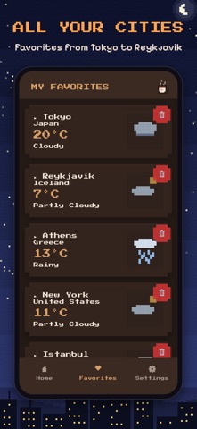 Pixel Weather: Retro Forecast screenshot 7