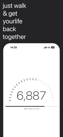 step widget minimalist screenshot