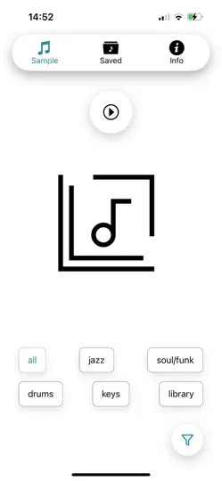 Capture d'écran de Sample Library sur iPhone 1