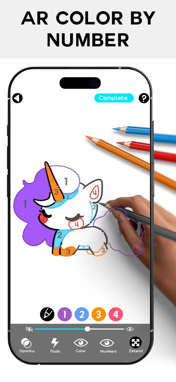 Screenshot #1 pour AR color by number