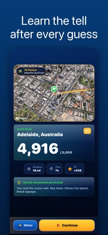 Wandr: World Guessing Game iPhone screenshot