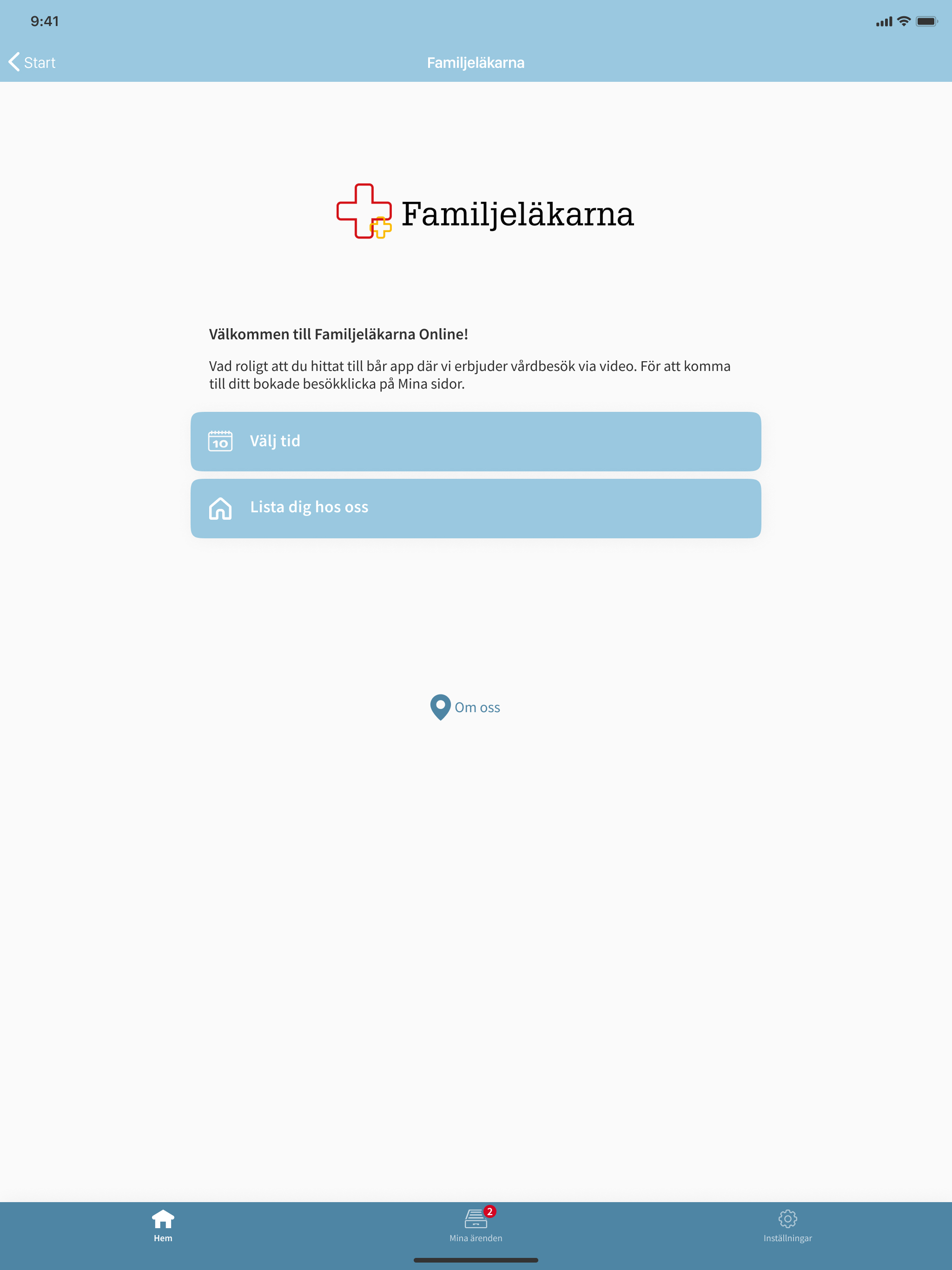 Familjeläkarna Online screenshot 6