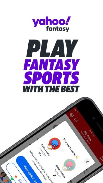 Yahoo Fantasy: Football & more Screenshot