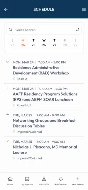 AAFP Events Connect screenshot 2