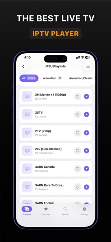 LiveMate – IPTV Player Screenshot 1 of 3
