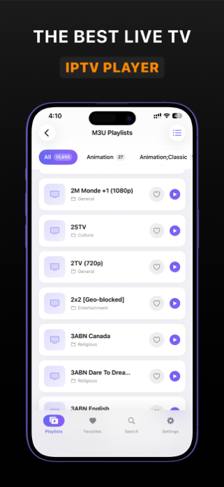 LiveMate – IPTV Player Screenshot 1 of 3