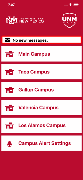 UNM SAFE Screenshot 1 of 9