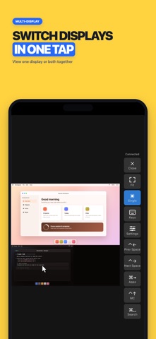 Senrigan Remote Desktop iPhone screenshot