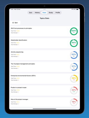 PMP Masterclass: Exam Prep iPad screenshot
