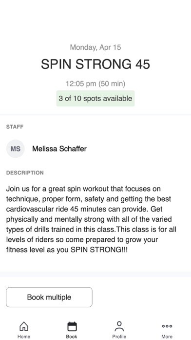Big Sky Fitness Screenshot