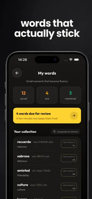 ALYA: Learn Spanish Daily screenshot 4
