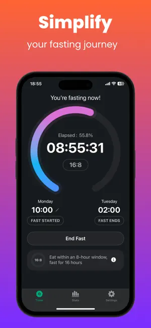 FastKit: Fasting Timer screenshot 1