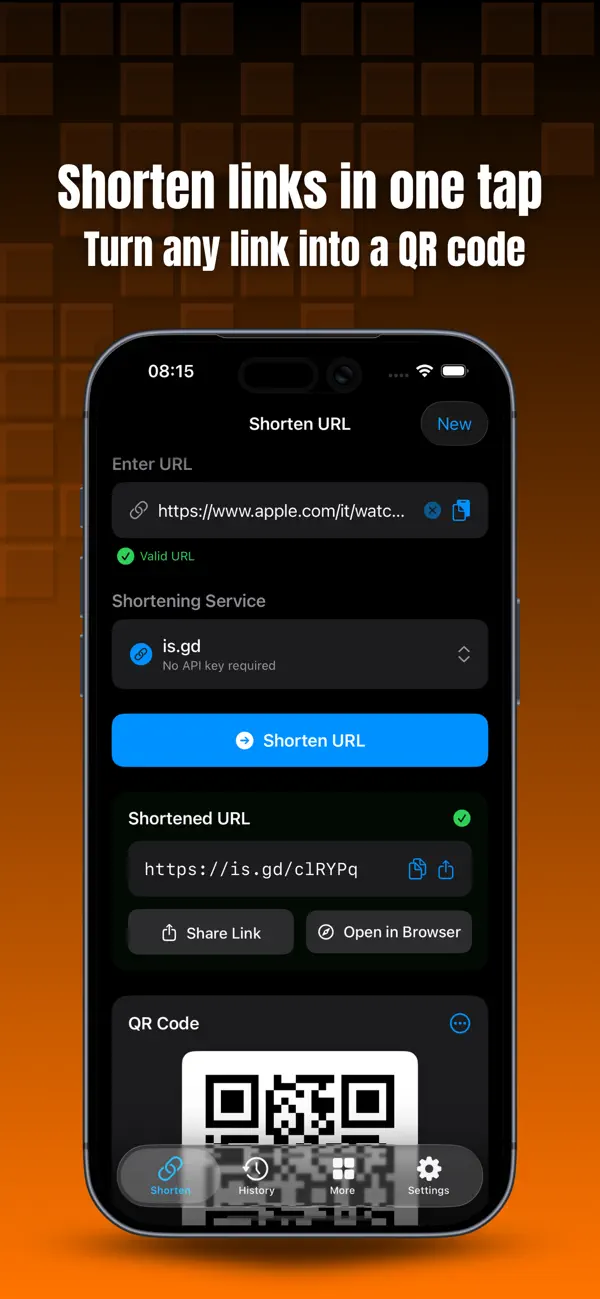 Screenshot #3 pour URL Shorterner: Short Links