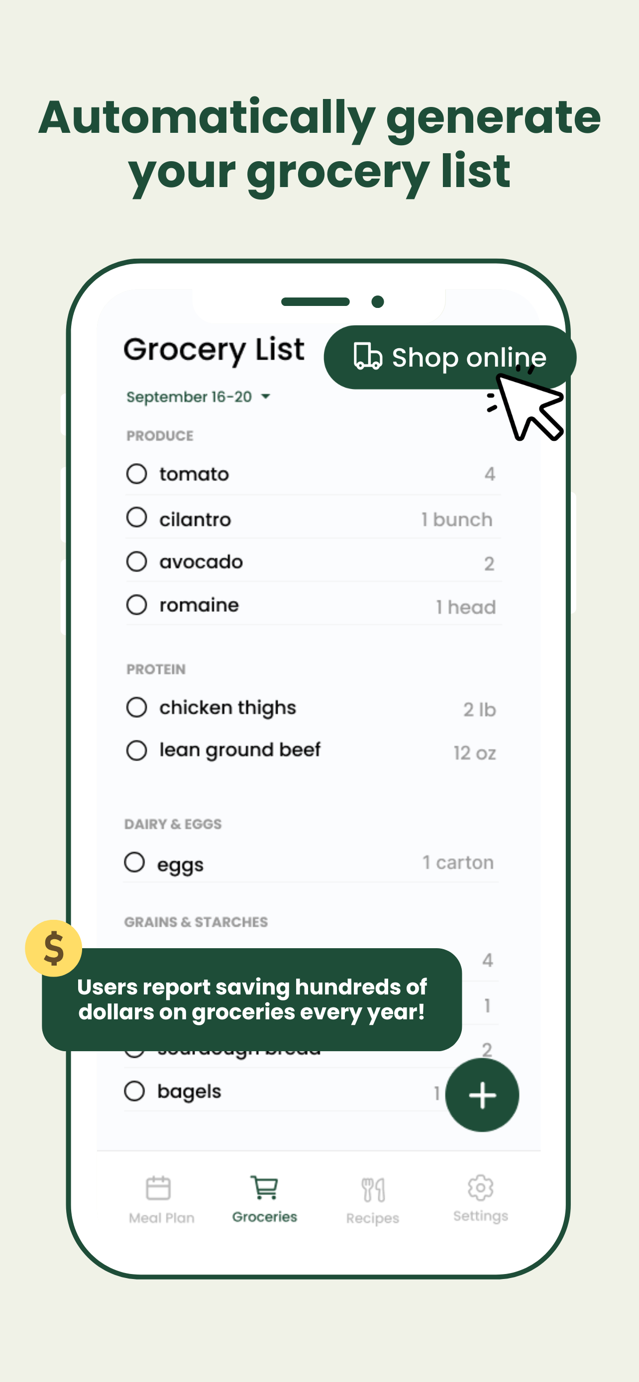 Healthy Kitchen: Meal Planner