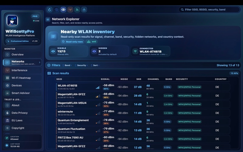 WifiScottyPro screenshot