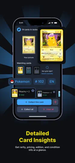 Screenshot von HoloDex - TCG Scan & Collect auf dem iPhone 5