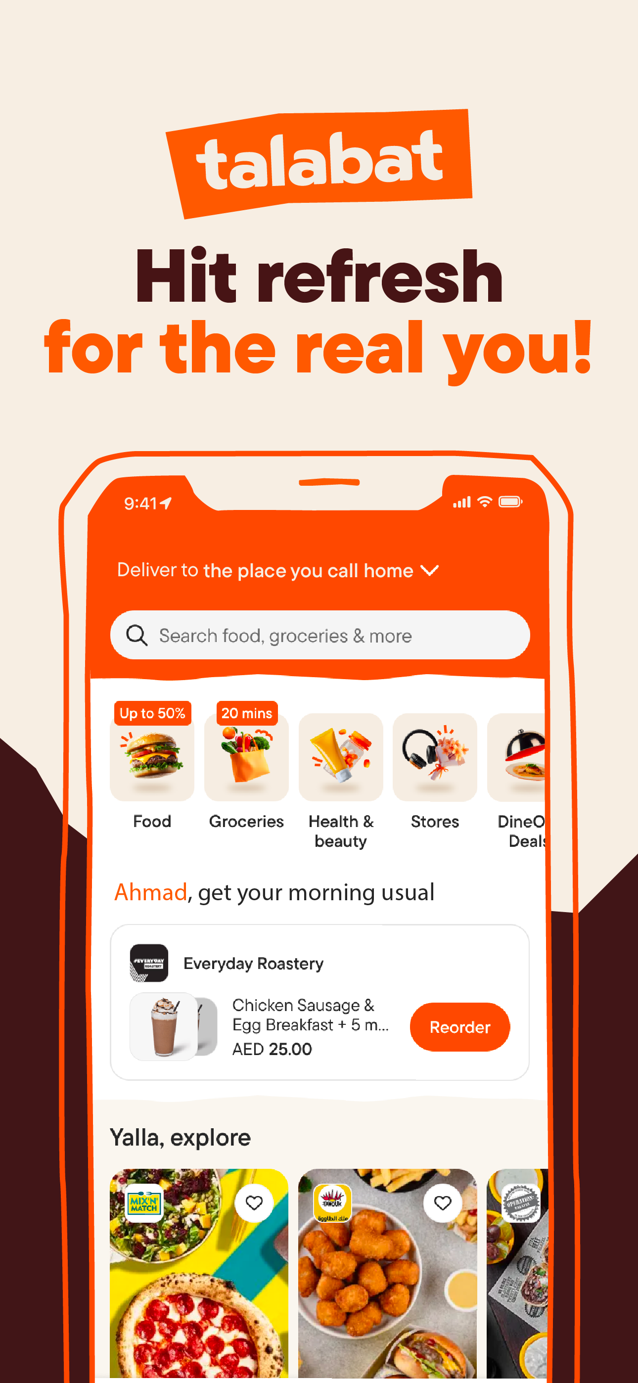 talabat: Food, grocery & more
