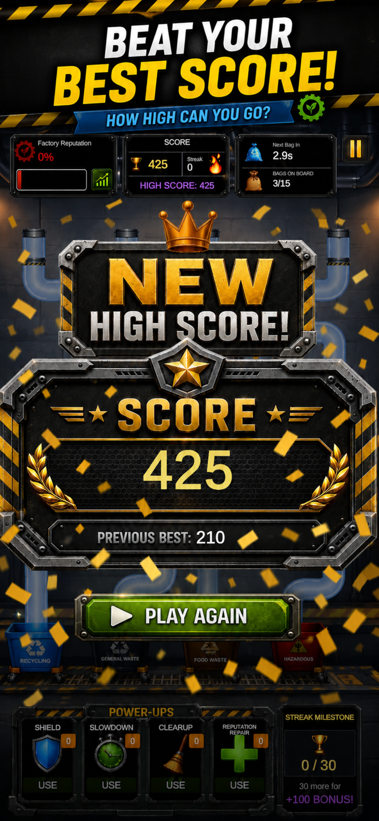 Recycle Rush: Sorting Game screenshot 6