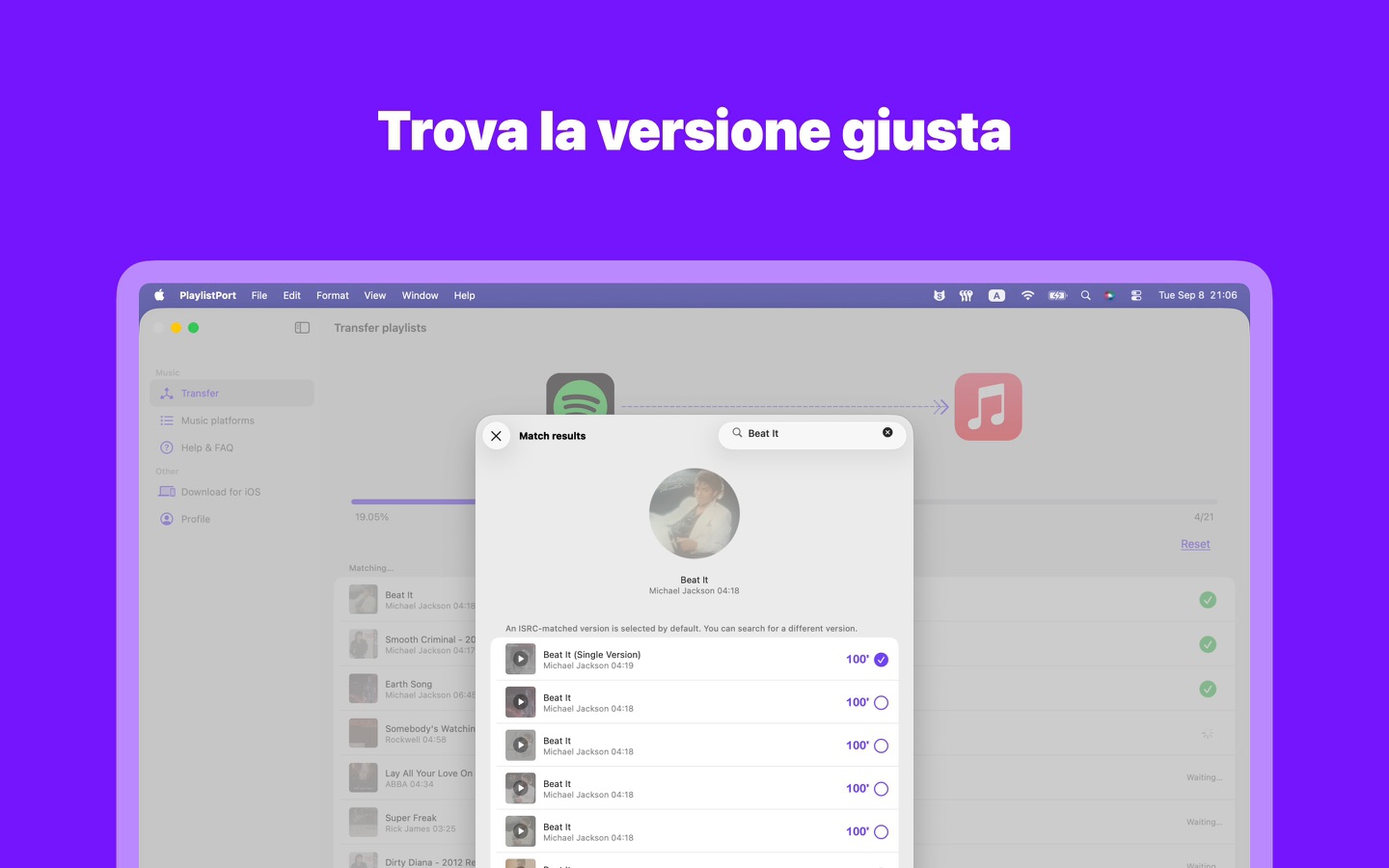 Schermata dell’app 3