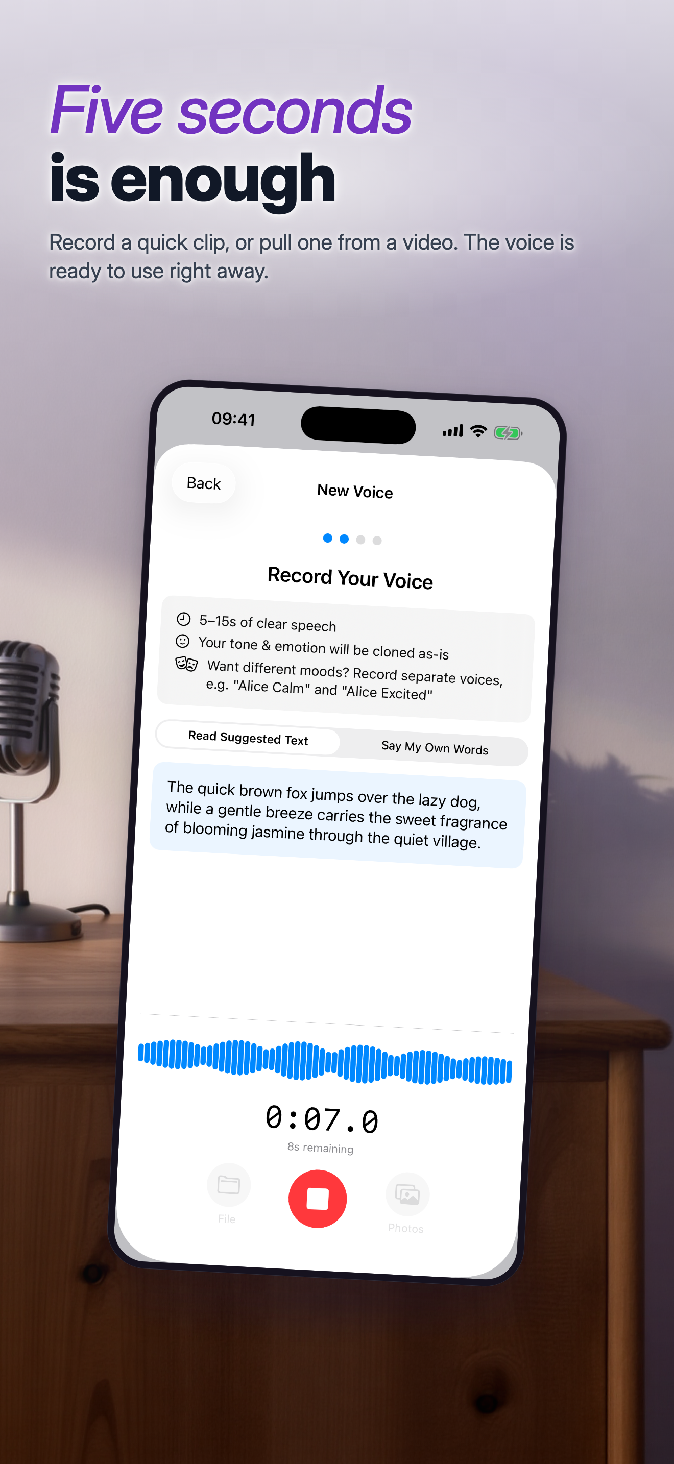 VoiceNPC — AI Voice Clone screenshot 5