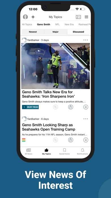 Seattle Football News Screenshot