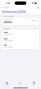 Unwrap: Gift Tracker screenshot